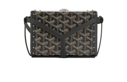 Goyard Minaudiere Trunk, Canvas, Black, 4616/19029, S/DB, 2*
